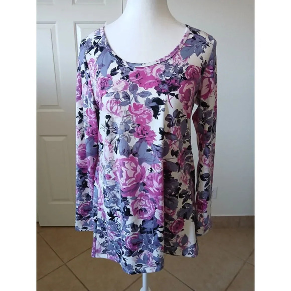 Lularoe‎ Womens Set 2  T-shirt Long Sleeve Size XS Scoop Neck - Picture 3 of 15